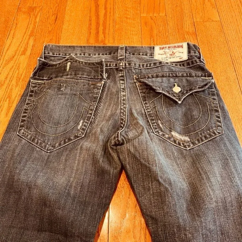 True Religion Slim Jeans Waist 33 Length 30 RN 112790